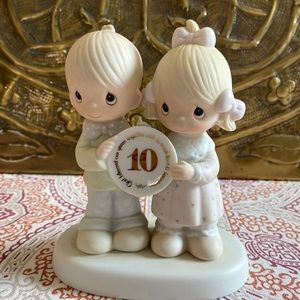 Precious Moments 10 Year Anniversary Figurine